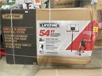 LIFETIME 54INCH IN-GROUND BASKETBALL SYSTEM