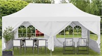 Ainfox 10x20Ft Pop up Canopy Tent Party Heavy