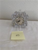 Mikasa glass clock
