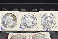 (5) Silver Rounds: