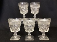 Imperial Glass Cape Cod Water Goblets