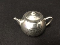 Miniature Metal Teapot