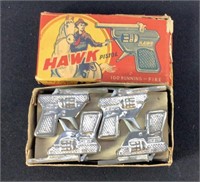 12 Vintage Pepeat Hawk Pistols