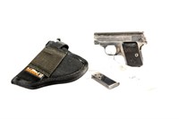 Colt Auto Cal 25 Pistol W/ 1 Clip and Holster