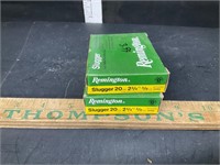 2 boxes of 20 gauge slugs