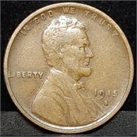 1915-S Lincoln Wheat Cent Better Date