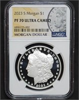 2023 S Proof Morgan Silver Dollar NGC PF70 UCAM