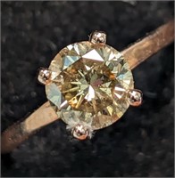 $3960 10K  Diamond (1.15Ct,I1,Fancy Light Brown) R