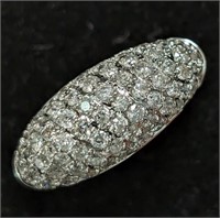 $3740 14K  70 Diamonds (1Ct, I1-I3, F-G) Ring