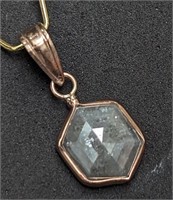 $1500 14K  Diamond(1.43ct) Pendant