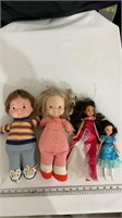 Various dolls