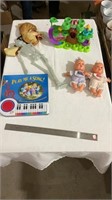 Kids piano book toy ( untested ), toy babies,