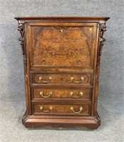 ROSEWOOD VICTORIAN SECROTAIRE ABUTANT