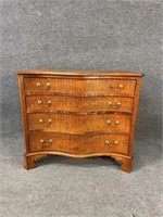 ELDRED WHEELER TIGER MAPLE CHIPPENDALE CHEST
