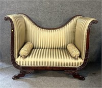 19TH CENT. FEDERAL HIGH ARM SETTEE
