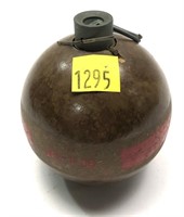 Round dummy grenade marked riot CS-1 M25A2
