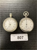 Pair Of Elgin Pocketwatches.