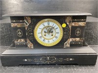 ANTIQUE JAPY FRERES FRANCE MARBLE MANTLE CLOCK