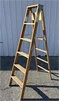 6 ft Wooden Werner Ladder.