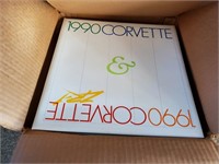 Case of 1990 Corvettte & ZR-1 sales brochures