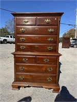 SOLID CHERRY LEXINGTON FURNITURE 9 DRAWER CHEST