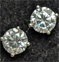 $3180 14K  Diamond(0.62Ct,Si1-Si2,G-H) Earrings