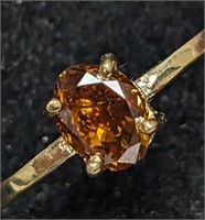 $3345 10K  Diamond (0.6Ct,I2,Yellowish Brown) Ring