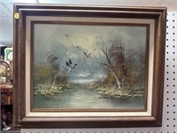 WATERFOWL OIL ON CANVAS