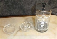 MARVY DISINFECTANT JAR, RING HOLDERS