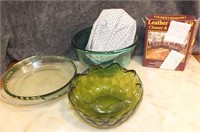 ICE PACK, LEATHER CLEANER, BOWLS, PIE PLATES