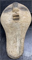 WOODEN CARVED TRIBAL FACE MASK