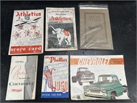 LOT OF SPORTS AND AUTOMOBILE PAPER COLLECTION