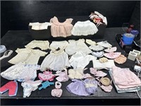 LARGE LOT OF DOLL CLOTHES AND ACCESSORIES