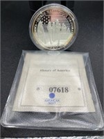 999 SILVER HISTORY OF AMERICA COIN