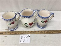Decorative Pitcher & Mugs