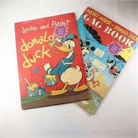 Reprint Draw Donald Duck Mickey Mouse Gag Book