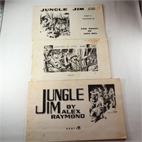 Jungle Jim Alex Raymond 1970s Strip Reprints