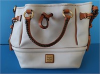 Dooney & Bourke Beige Leather w/Natural Leather