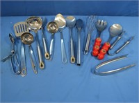 Asst Kitchen Serving Spoons, Spatulas & more