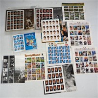HUGE Lot of Collector US Stamps Peanuts Hollywood