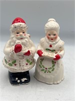 Lenox Holiday Santa Mrs. Claus Salt Pepper Shakers