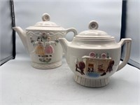 Rare Porcelier Teapots