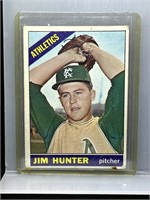 Jim Catfish Hunter 1966 Topps 2nd Year