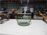 green coated Egg Basket