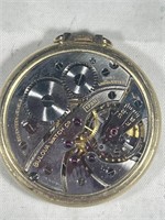Bulova 10 Rolled Gold Pocket Watch 17 Jewels