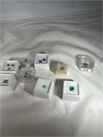 Collection Of  faceted gem stones