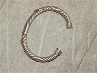 Cable Bracelet marke 925 & 14K Gold