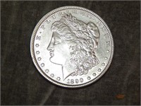 1890 Morgan 90% SILVER Dollar NICE !!