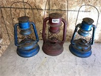 3 Dietz Barn Lanterns