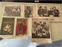 Lot of County & Western Artists' Photo Advertising